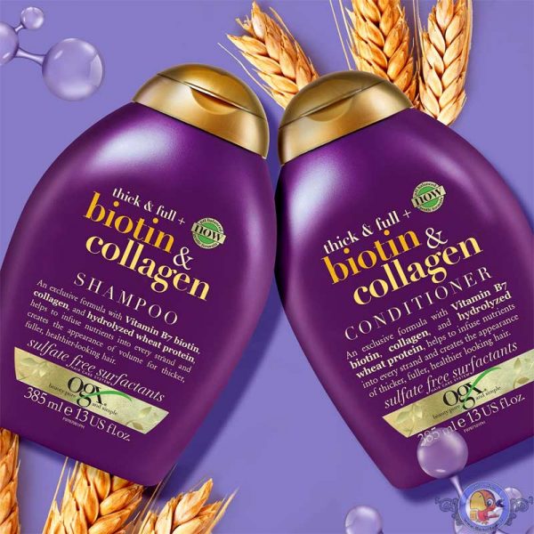 شامپو بیوتین و کلاژن او جی ایکس OGX Biotin Collagen