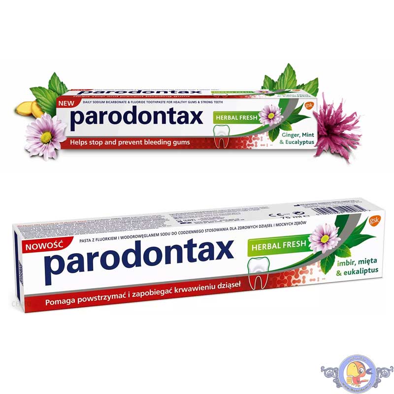 خمیر دندان پارودونتکس مدل Parodontax Herbal Fresh