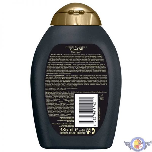 شامپو آبرسان و ضد وز او جی ایکس OGX Kukui Oil