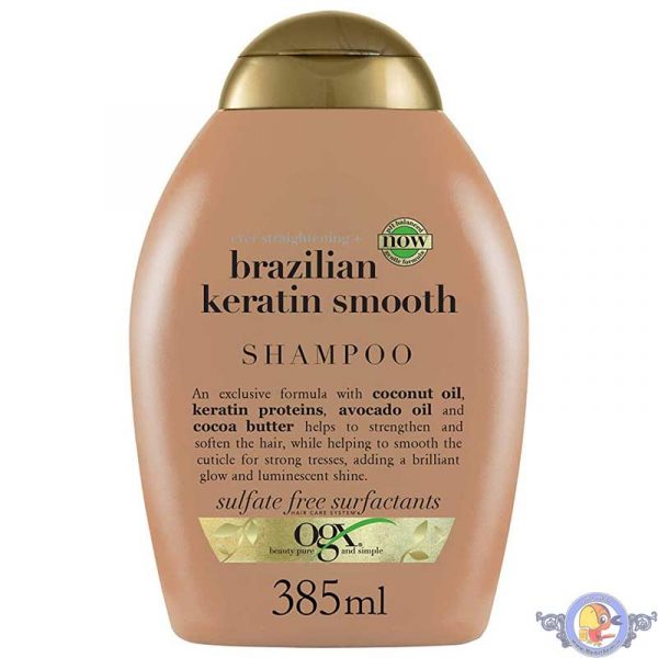 شامپو کراتین برزیلی او جی ایکس OGX Brazilian Keratin Smooth