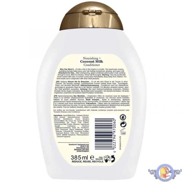 شامپو شیر نارگیل او جی ایکس OGX Coconut Milk