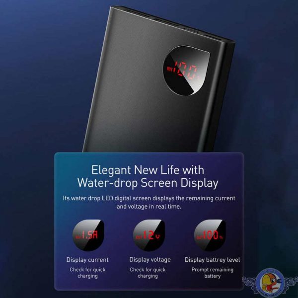 پاوربانک بیسیوس مدل Baseus PPADM10S ظرفیت 10000Mah