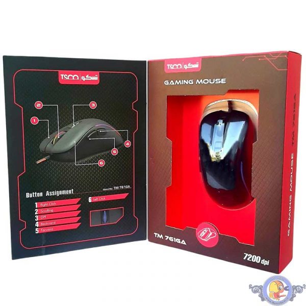 ماوس گیمینگ تسکو مدل TM 761GA
