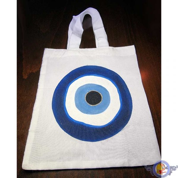 کیف دستی پارچه ای نقاشی شده کد 201