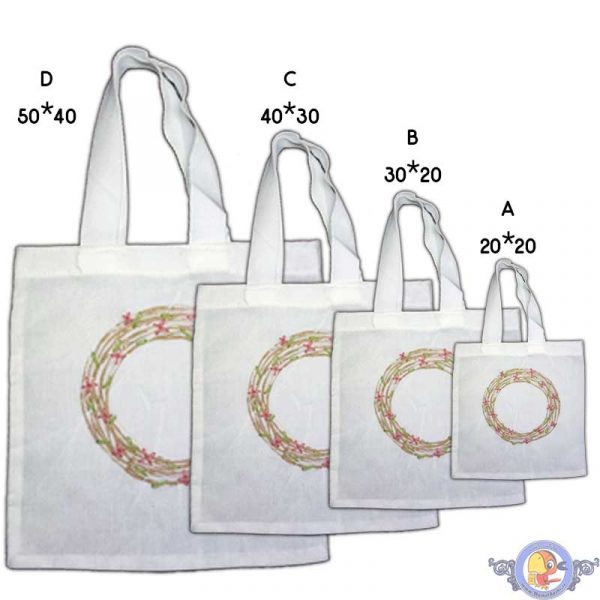 کیف دستی پارچه ای نقاشی شده کد 202