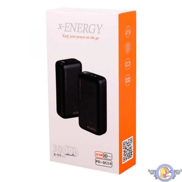 پاوربانک ایکس-انرژی مدل X-99PD QC3 PD 22.5W