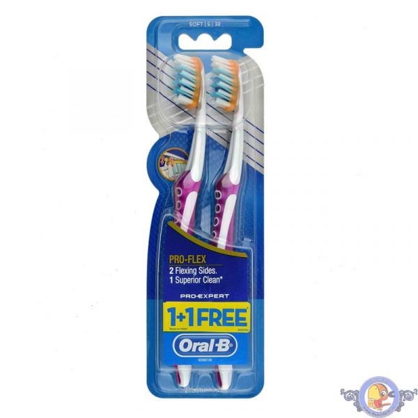 مسواک اورال-بی Pro-flex مدل Pro-Expert بسته دو عددی