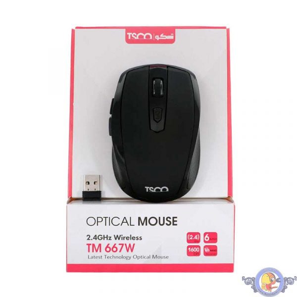 ماوس بی سیم تسکو مدل TM 667W