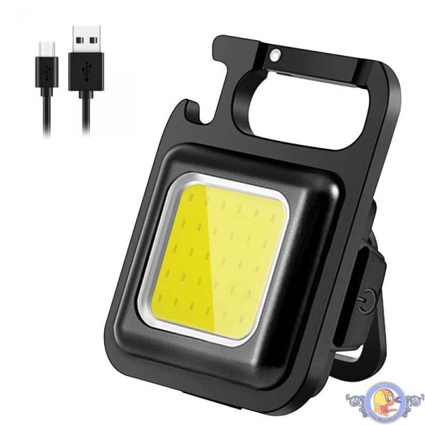 چراغ قوه آهنربایی شارژی COB چندکاره