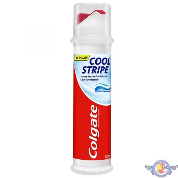 خمیر دندان پمپی کلگیت Colgate Cool Stripe