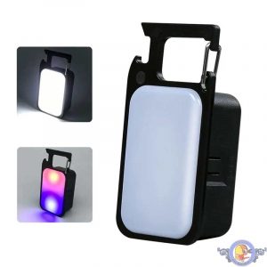 چراغ آهنربایی شارژی LED چندکاره دارای نور پلیسی