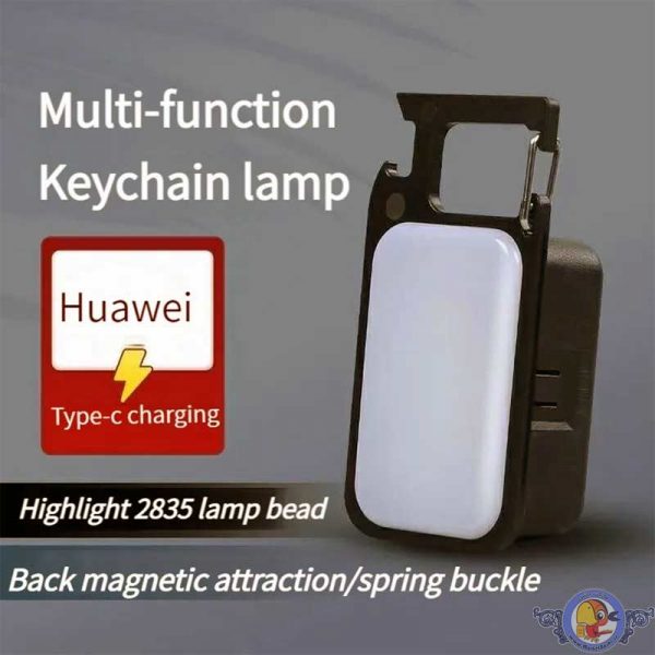 چراغ آهنربایی شارژی LED چندکاره دارای نور پلیسی