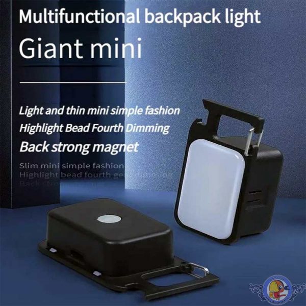 چراغ آهنربایی شارژی LED چندکاره دارای نور پلیسی