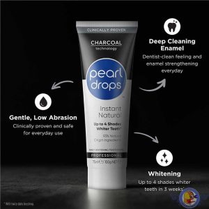 خمیر دندان پیرل دراپس مدل Charcoal