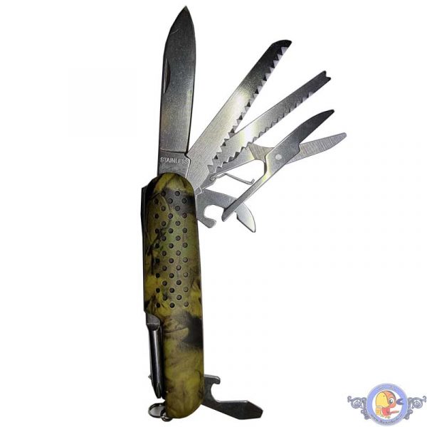 چاقو تاشو مسافرتی ۱۵ کاره Blue Sea