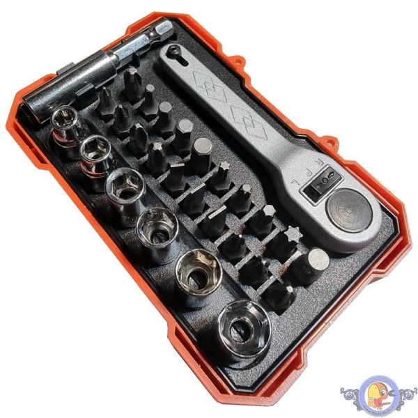 مجموعه بکس و سری پیچگوشتی و شش گوش جقجقه ای SKIL HZF-8203 CRV