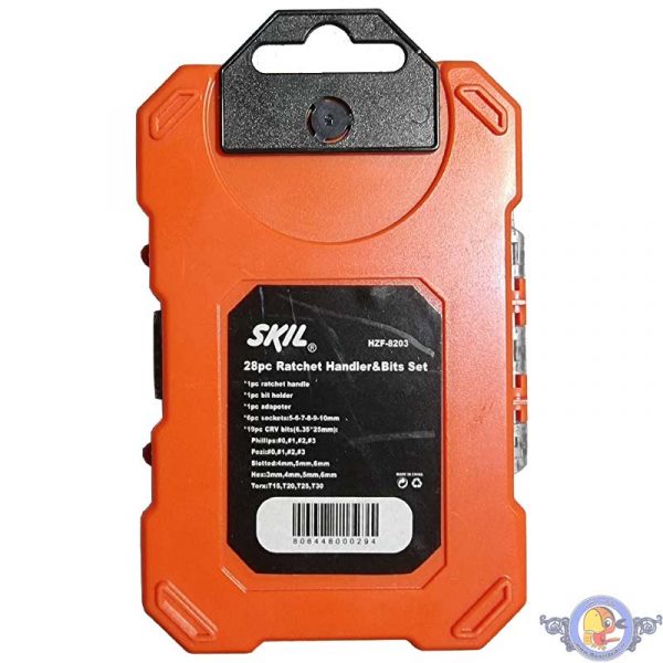 مجموعه بکس و سری پیچگوشتی و شش گوش جقجقه ای SKIL HZF-8203 CRV
