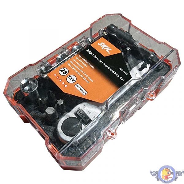 مجموعه بکس و سری پیچگوشتی و شش گوش جقجقه ای SKIL HZF-8203 CRV