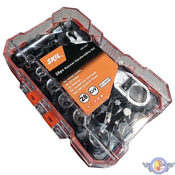 مجموعه بکس و سری پیچگوشتی و شش گوش جقجقه ای SKIL HZF-8203 CRV