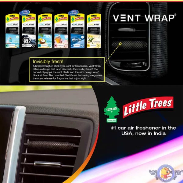 خوشبوکننده خودرو لیتل تریز Little Trees مدل Vent Wrap