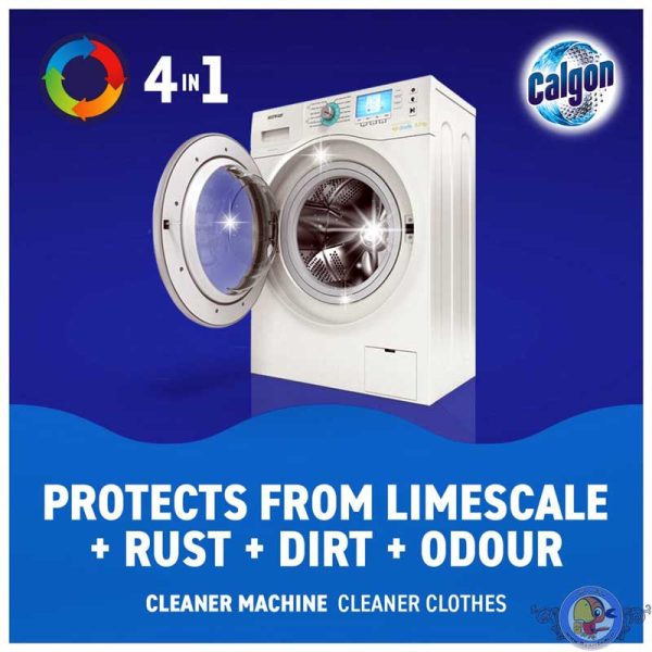 قرص جرمگیر ماشین لباسشویی کالگون مدل power tabs بسته 15 عددی ساخت انگلستان