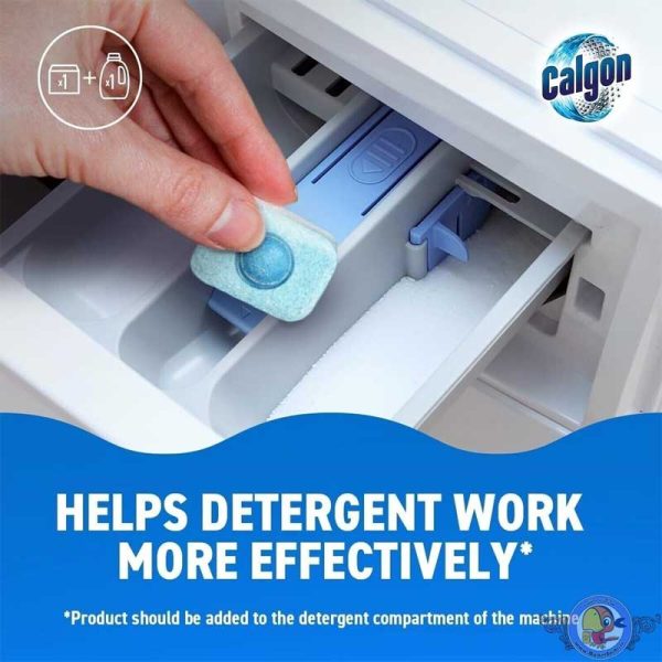 قرص جرمگیر ماشین لباسشویی کالگون مدل power tabs بسته 15 عددی ساخت انگلستان