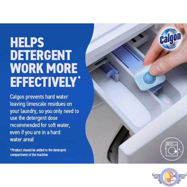 قرص جرمگیر ماشین لباسشویی کالگون مدل power tabs بسته 15 عددی ساخت انگلستان