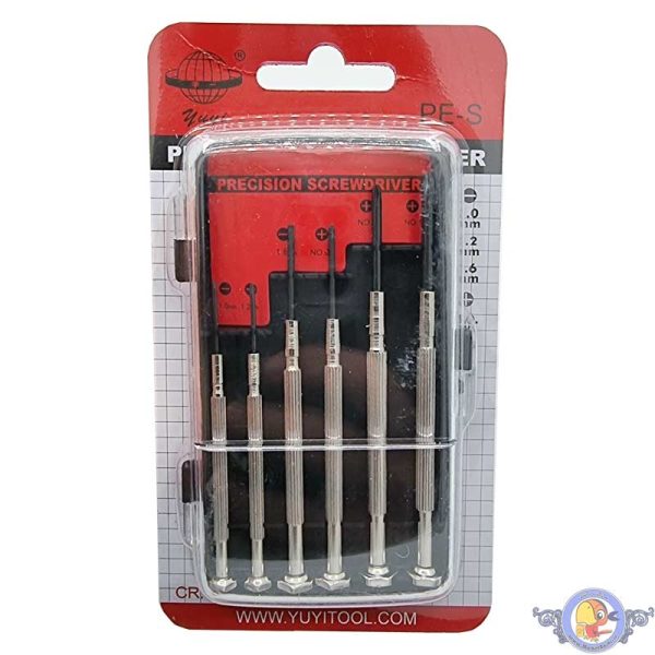 مجموعه ۶ عددی پیچگوشتی ساعتی Yuyi CRV