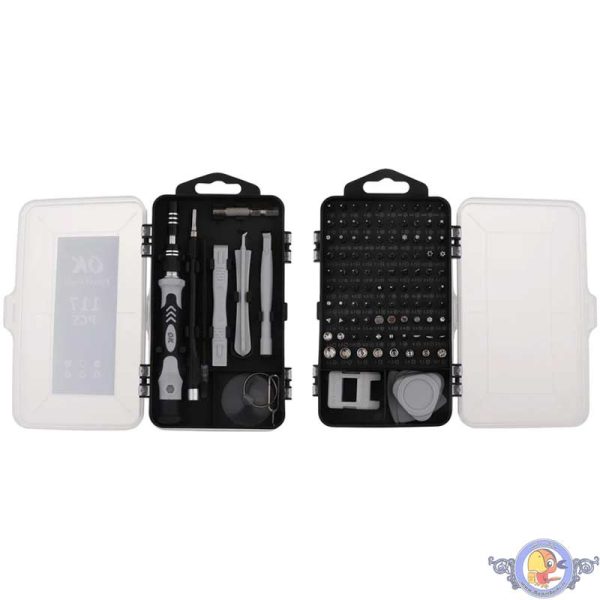 آچار بکس و سری پیچ گوشتی اوکی مدل 001 مجموعه 117 عددی