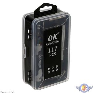 آچار بکس و سری پیچ گوشتی اوکی مدل 001 مجموعه 117 عددی