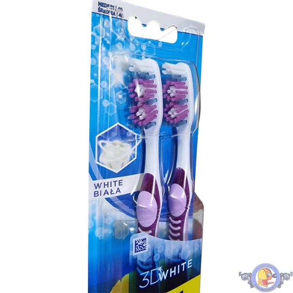 مسواک دوقلو اورال بی مدل 3D White ایرلندی