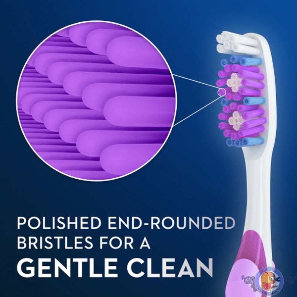 مسواک دوقلو اورال بی مدل 3D White ایرلندی