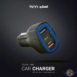 شارژر فندکی تسکو مدل TCG 36