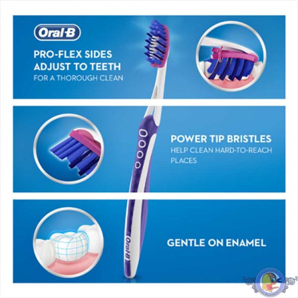 مسواک اورال بی سری 3D White مدل Pro-Flex Luxe ایرلند