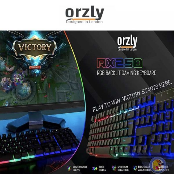 ست گیمینگ اورزلی مدل HORNET_RX_250_NEON BACKLIGHT