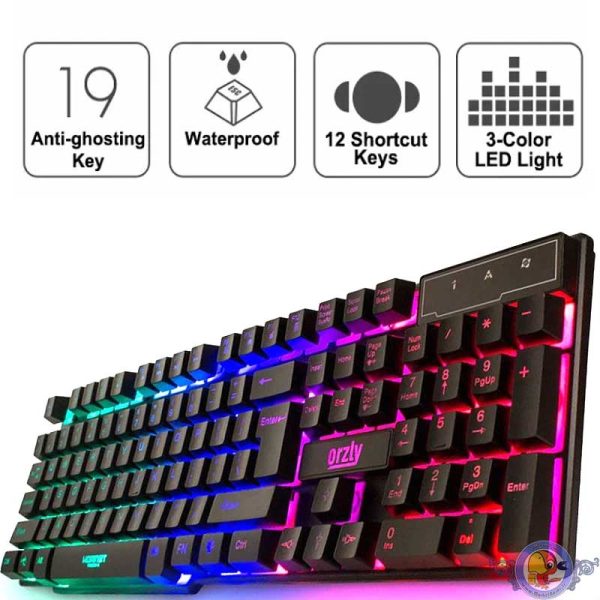 ست گیمینگ اورزلی مدل HORNET_RX_250_NEON BACKLIGHT