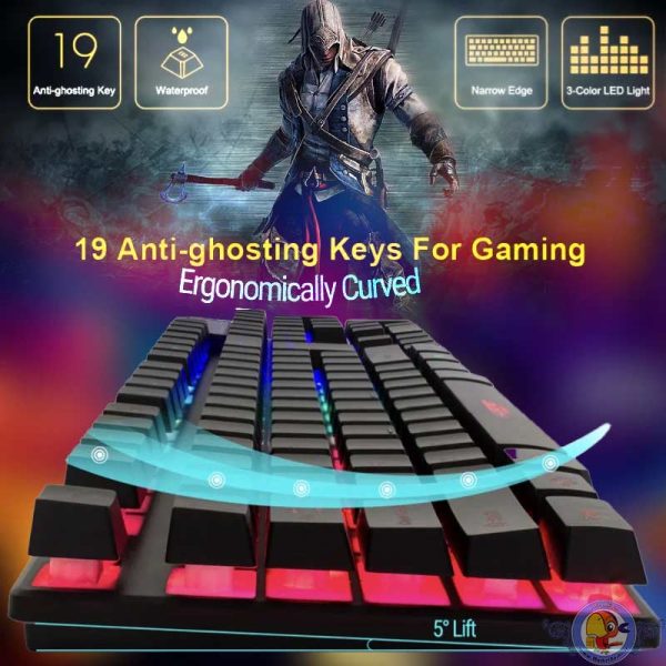 ست گیمینگ اورزلی مدل HORNET_RX_250_NEON BACKLIGHT