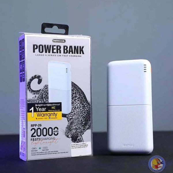 پاوربانک ۲۰۰۰۰ ریمکس مدل Remax RPP-26