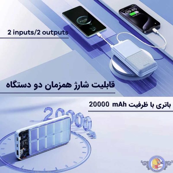 پاوربانک ۲۰۰۰۰ ریمکس مدل Remax RPP-26