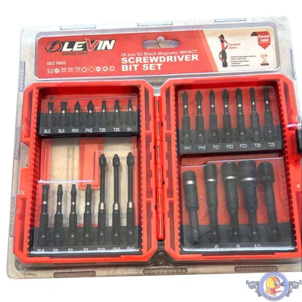 ست بکس و سری پیچگوشتی 26 عددی لوین