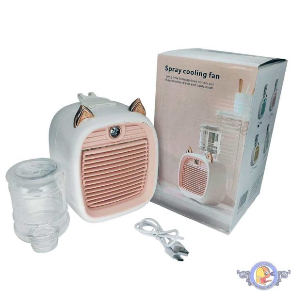 پنکه شارژی مه پاش طرح گربه - اصلی