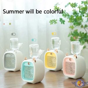 پنکه شارژی مه پاش طرح گربه - اصلی