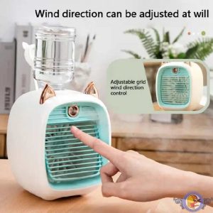 پنکه شارژی مه پاش طرح گربه - اصلی