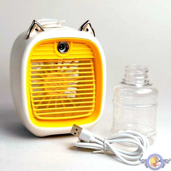 پنکه شارژی مه پاش طرح گربه - اصلی