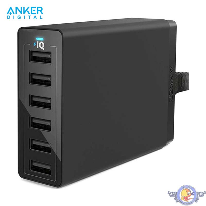 شارژر رومیزی انکر مدل Anker A2123 با 6 پورت و توان 60W