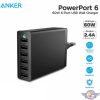 شارژر رومیزی انکر مدل Anker A2123 با 6 پورت و توان 60W