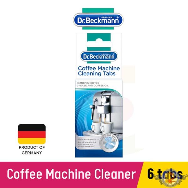 قرص تمیزکننده دستگاه قهوه ساز دکتربکمن Dr.Beckmann بسته 6 عددی