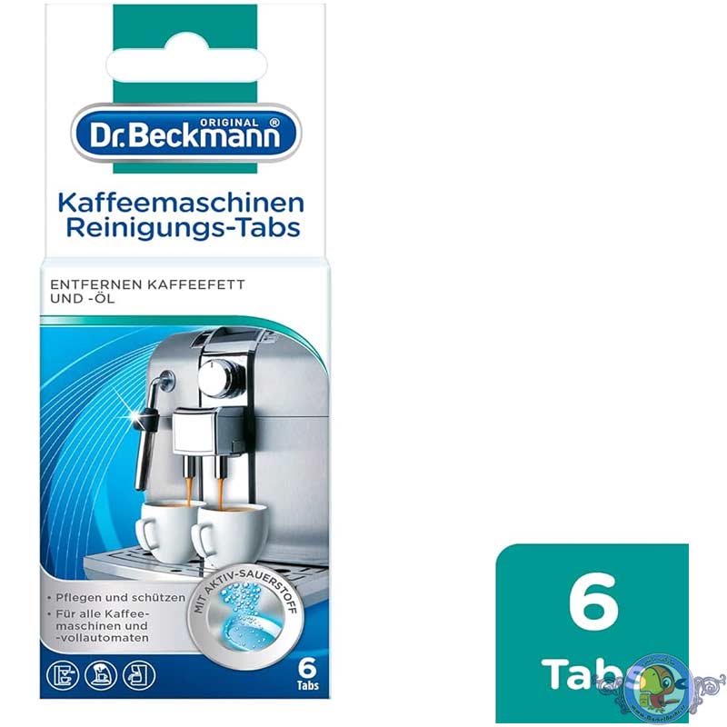 قرص تمیزکننده دستگاه قهوه ساز دکتربکمن Dr.Beckmann بسته 6 عددی