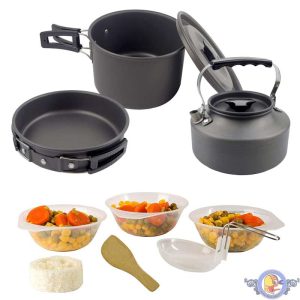 ست ظروف آشپزی سفری مدل DS-311