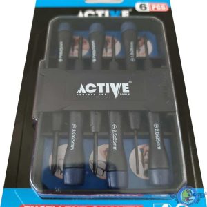 ست پیچ گوشتی ساعتی 6 عددی اکتیو مدل AC-6306PS